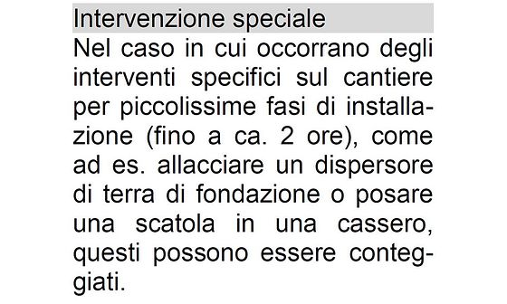 Estratto dalle regole per il rilievo USIE.